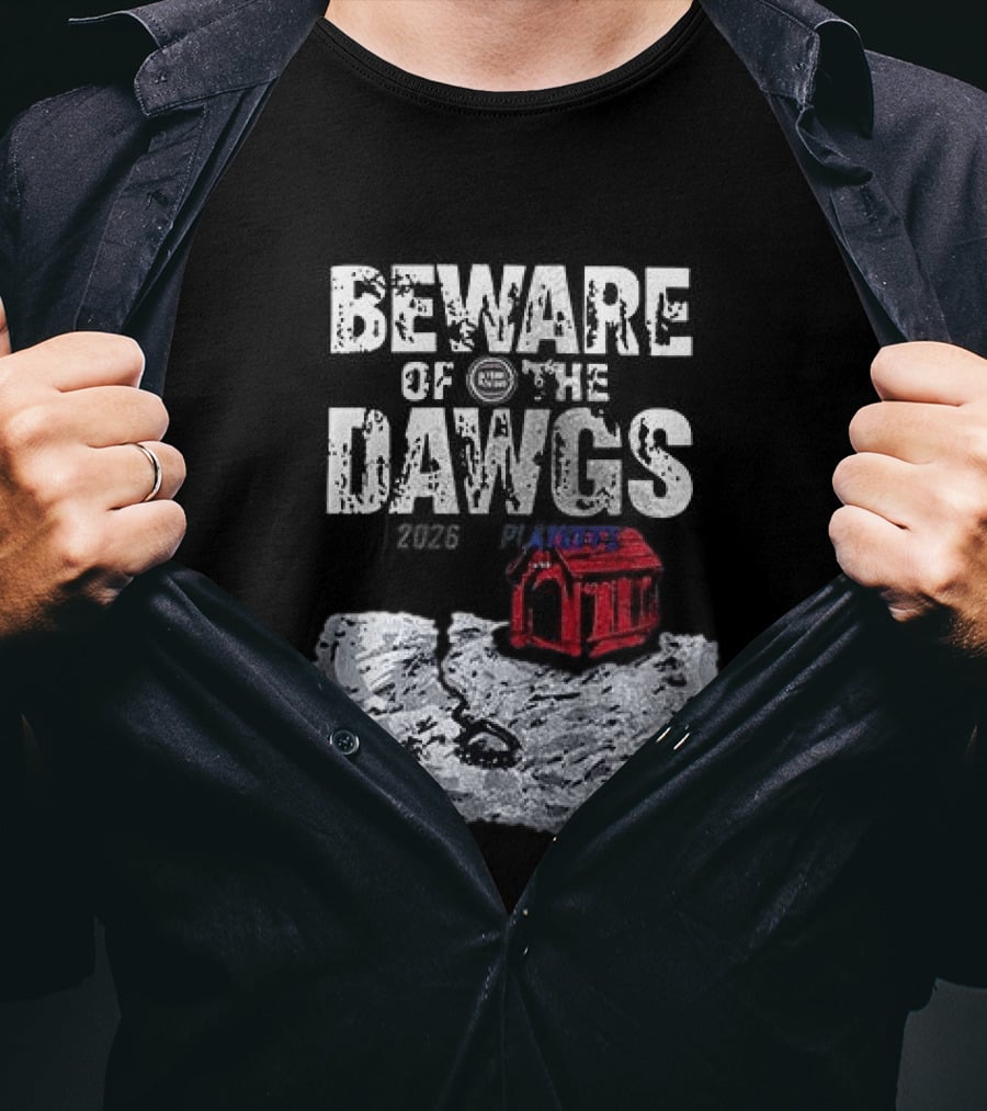 Detroit Pistons Beware Of The Dawgs Nasty Dawgs Rugged Doghouse T-Shirt