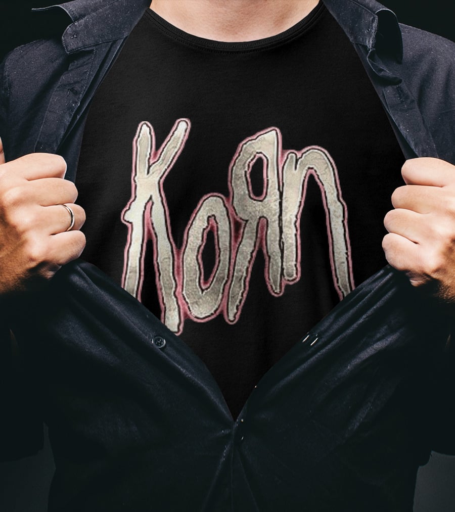 Korn Sick New World Las Vegas Festival Venue Iconic Band Name T-Shirt