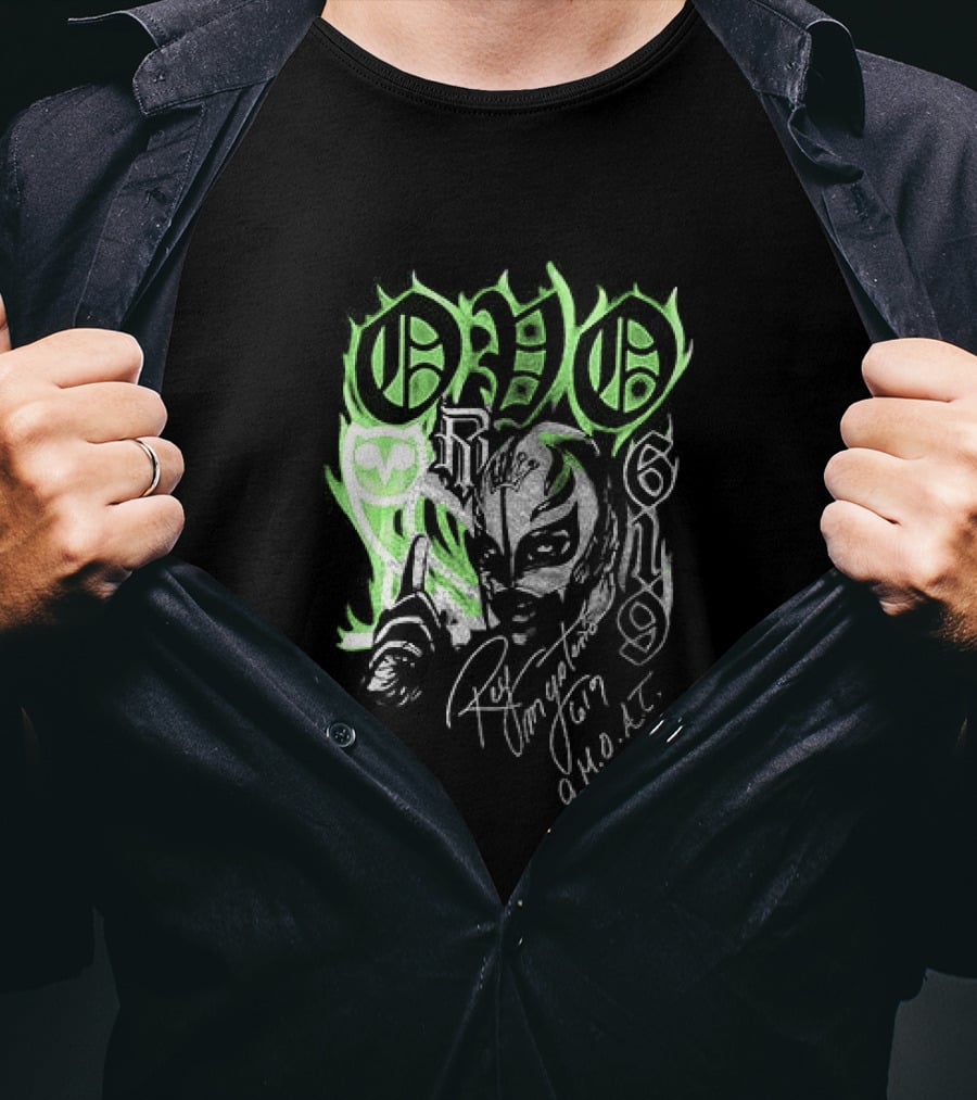 OVO WWE Wrestlemania 42 Las Vegas Rey Mysterio Celebration T-Shirt