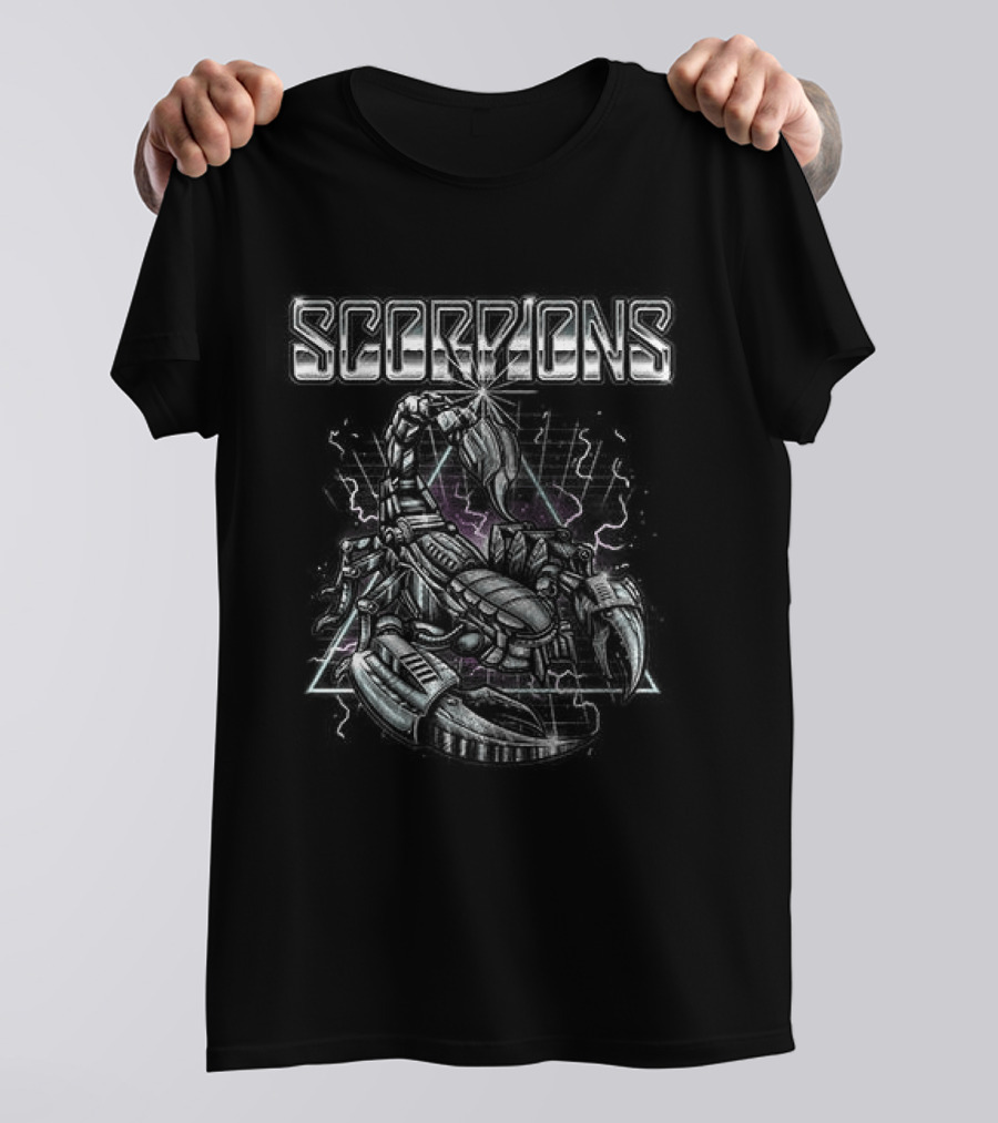Scorpions European Tour Dates Roster 1979 Band Concert Venues List T-Shirt