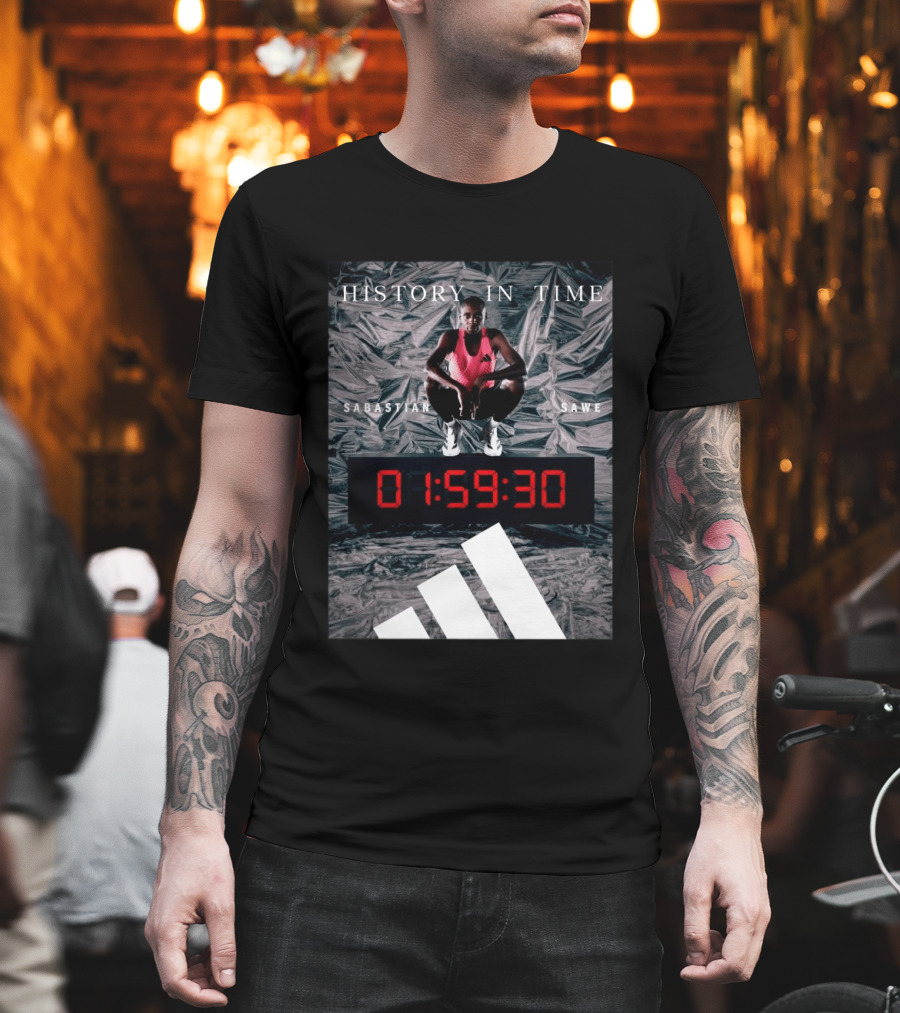 Sabastian Sawe History In Time Marathon 01:59:30 T-Shirt
