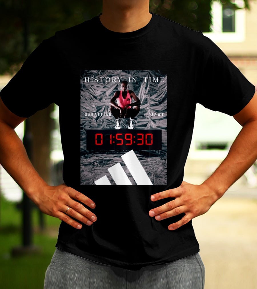 Sabastian Sawe History In Time Marathon 01:59:30 T-Shirt