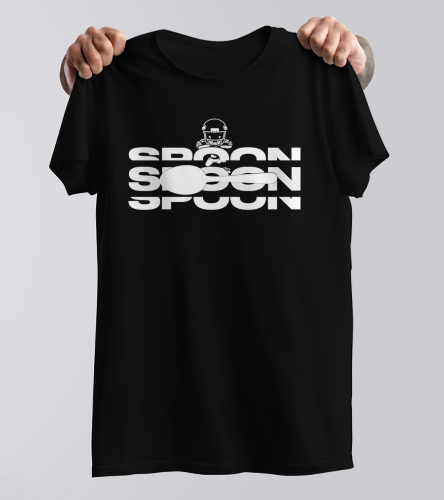 Seattle Seahawks Devon Witherspoon Spoon Football T-Shirt