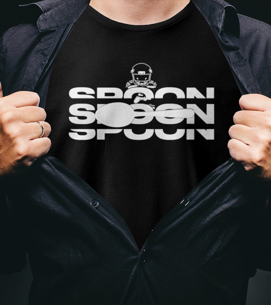 Seattle Seahawks Devon Witherspoon Spoon Football T-Shirt