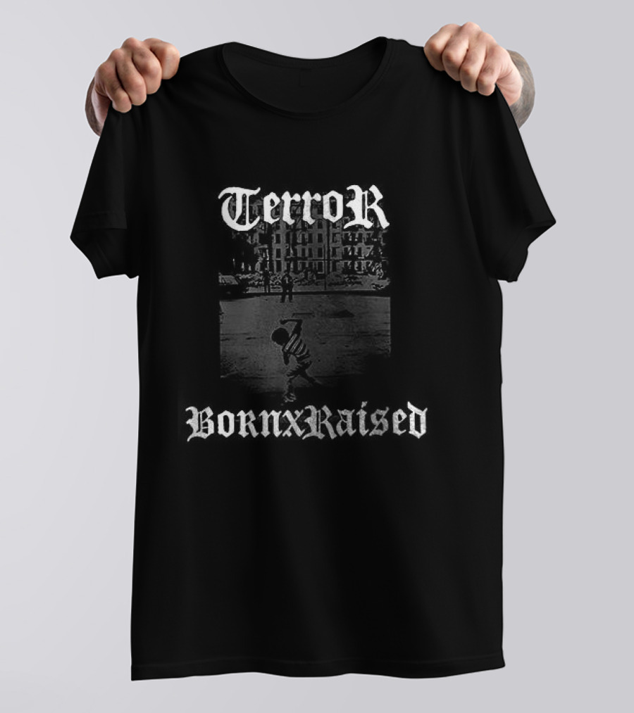Terror Born X Raised Still Suffer Tour Forever Doesn't Change You're Damaged Just Like Me T-Shirt