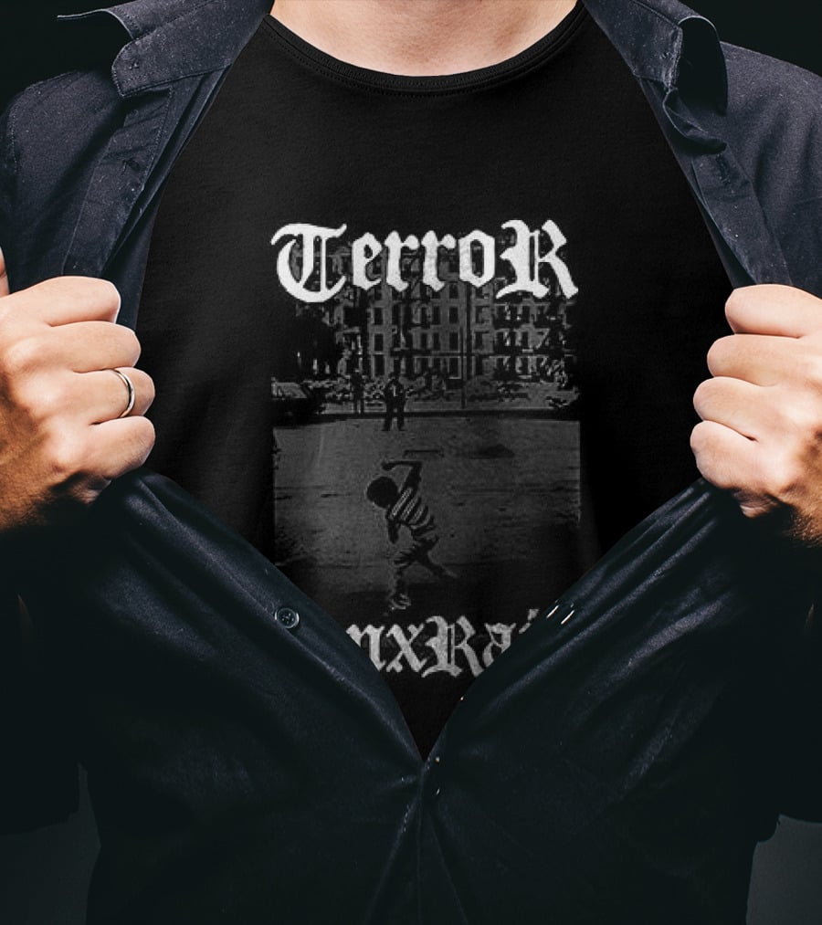 Terror Born X Raised Still Suffer Tour Forever Doesn't Change You're Damaged Just Like Me T-Shirt