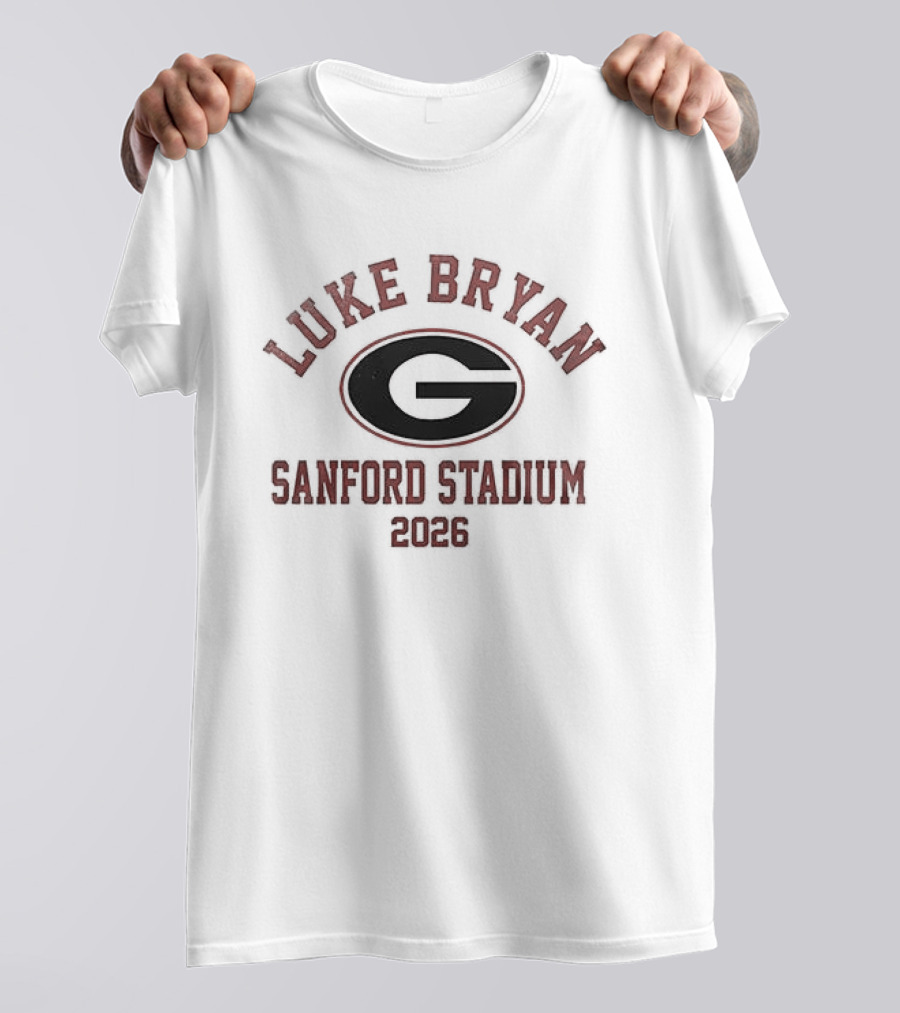 Luke Bryan Georgia Bulldogs Sanford Stadium 2023 T-Shirt