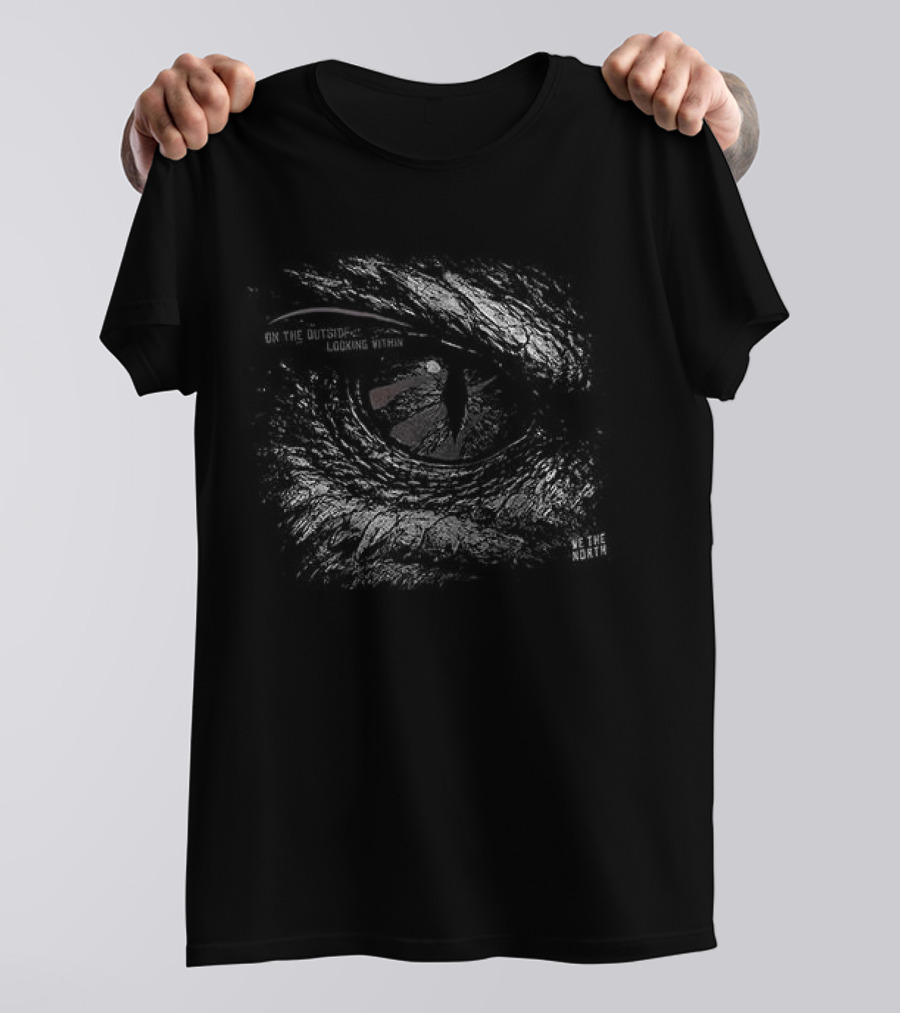 Toronto Raptors On The Outside Looking Within We The North Eye Sketch T-Shirt