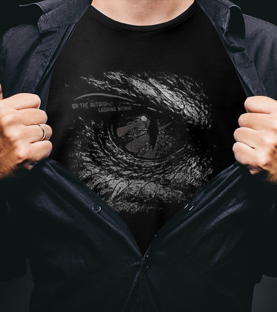 Toronto Raptors On The Outside Looking Within We The North Eye Sketch T-Shirt