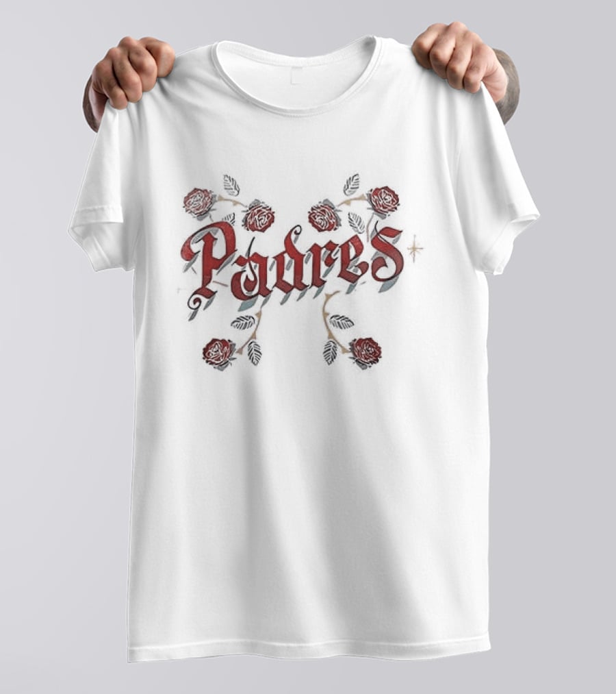 San Diego Padres Mexico City Series Roses MLB World Tour T-Shirt