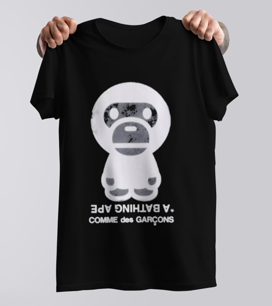 Comme Des Garçons A Bathing Ape Baby Milo Collectible Black Set T-Shirt