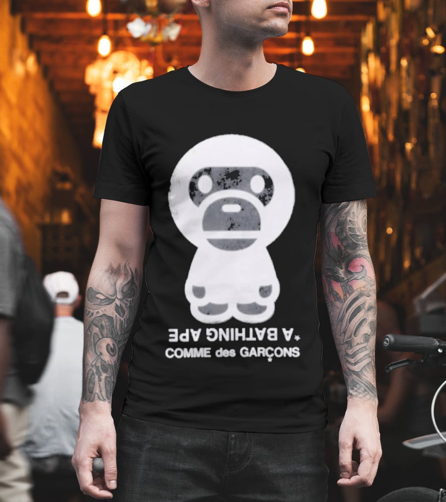 Comme Des Garçons A Bathing Ape Baby Milo Collectible Black Set T-Shirt