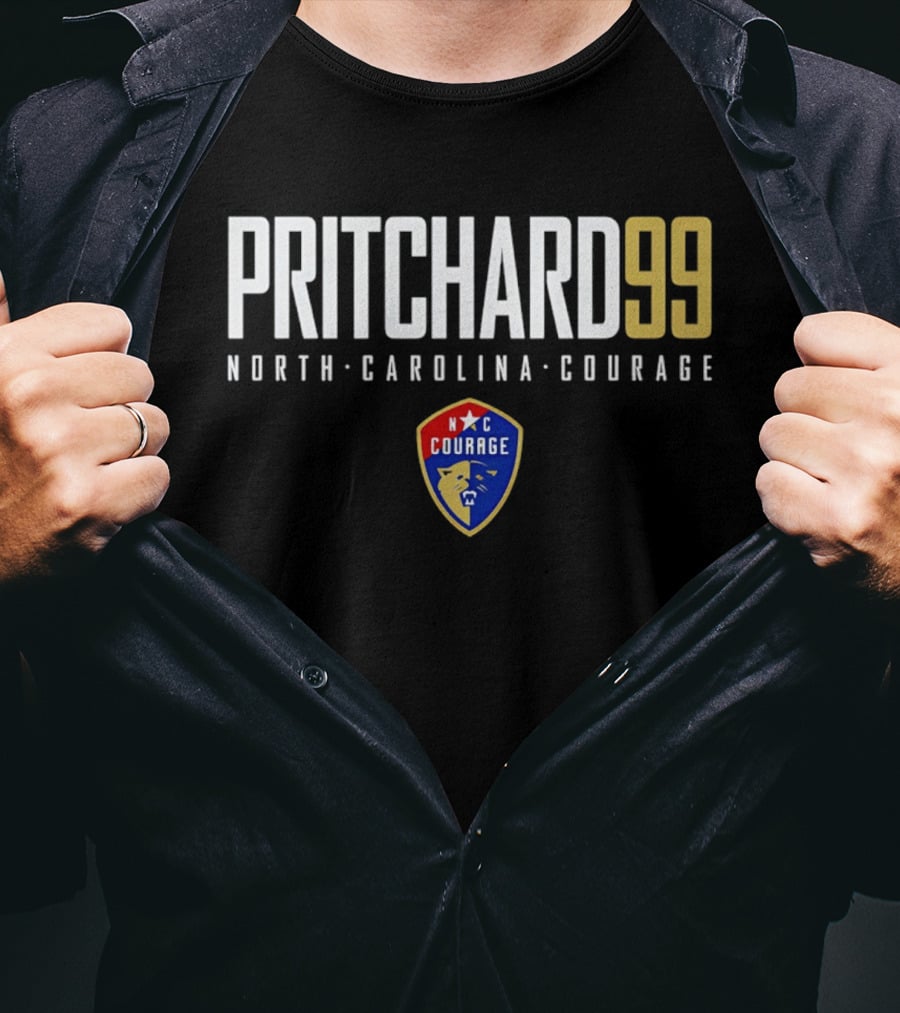 Pritchard 99 North Carolina Courage NC Courage T-Shirt