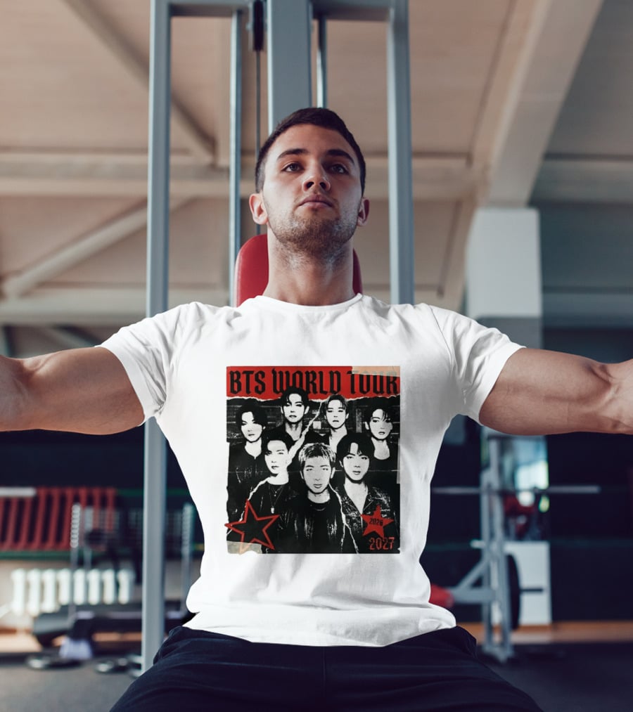 BTS World Tour 2026 2027 Arirang Concert Bangtan Sonyeondan Tour T-Shirt