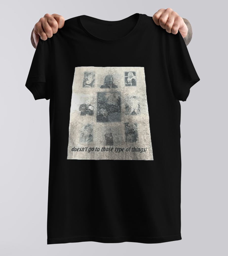 Dir En Grey Kyo Collage Doesn't Go To Those Type Of Things T-Shirt
