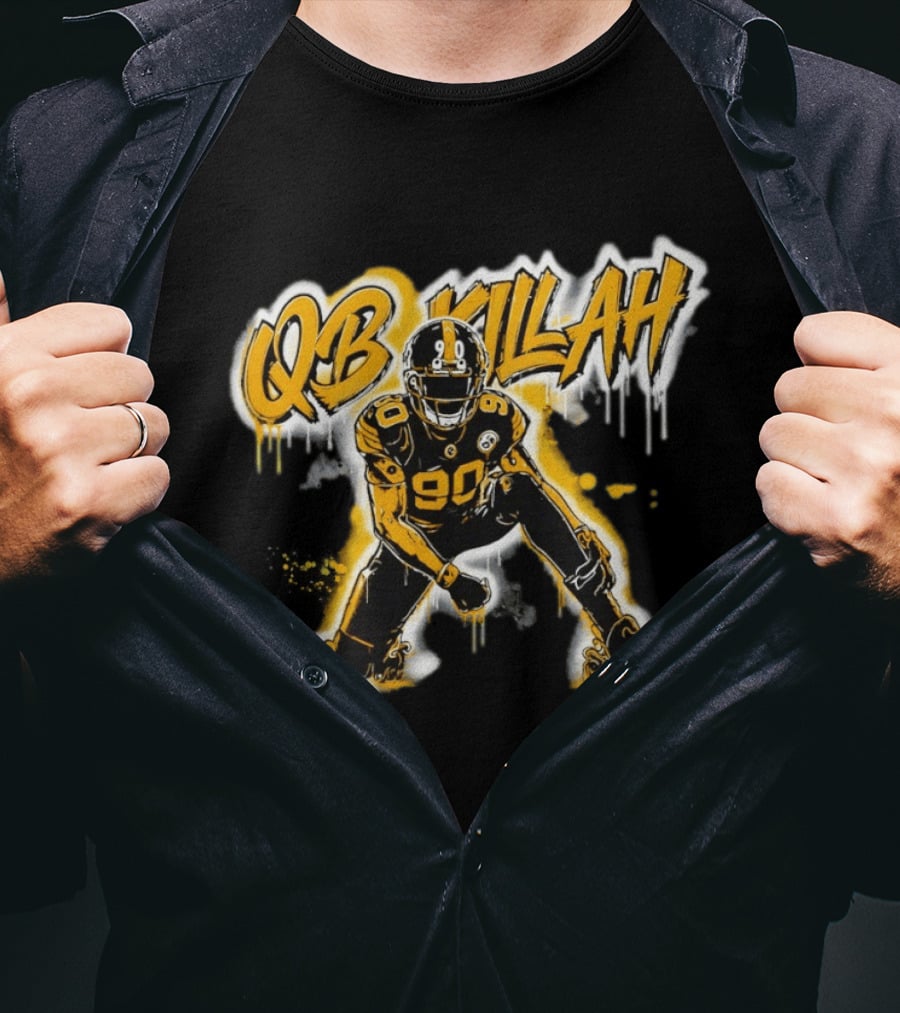 QB Killah T. J. Watt Pittsburgh Steelers Football 2026 Graffiti T-Shirt