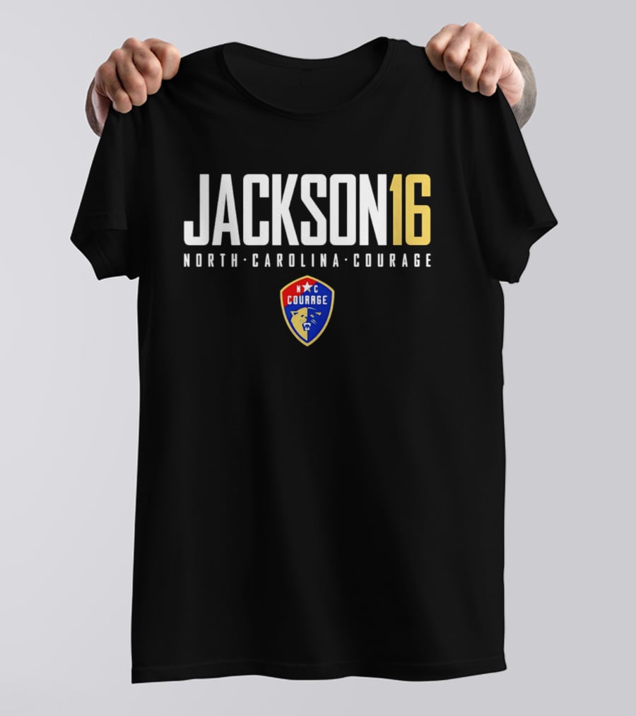 Riley Jackson 16 North Carolina Courage NC Soccer Team T-Shirt