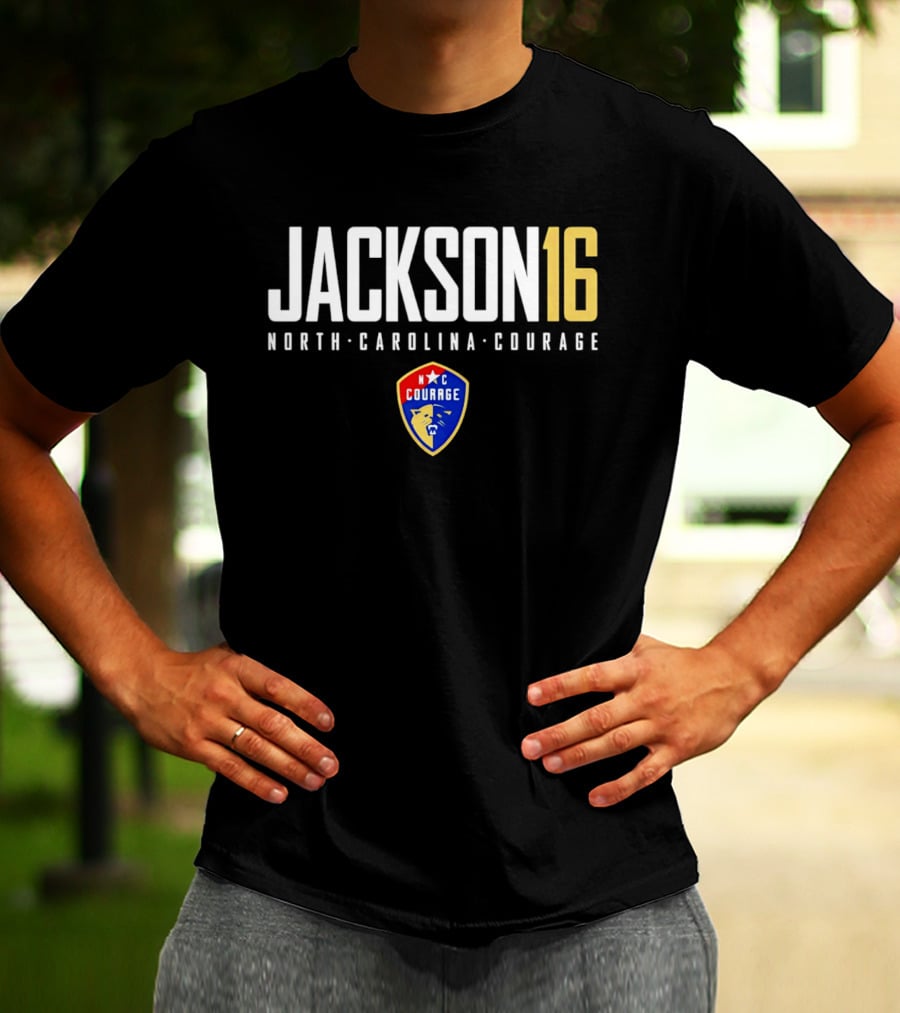 Riley Jackson 16 North Carolina Courage NC Soccer Team T-Shirt