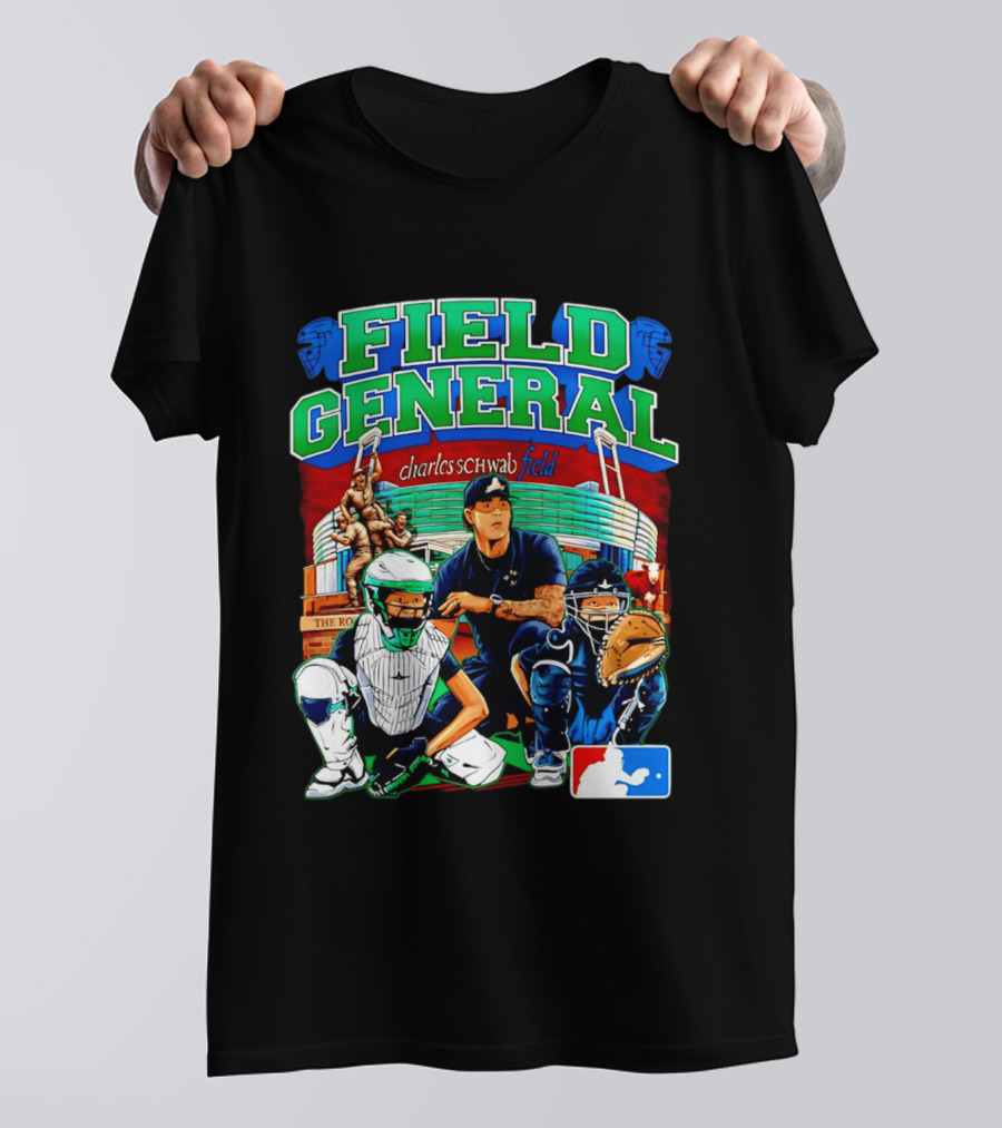 Field General Charles Schwab Field Baseball Player 0002 T-Shirt