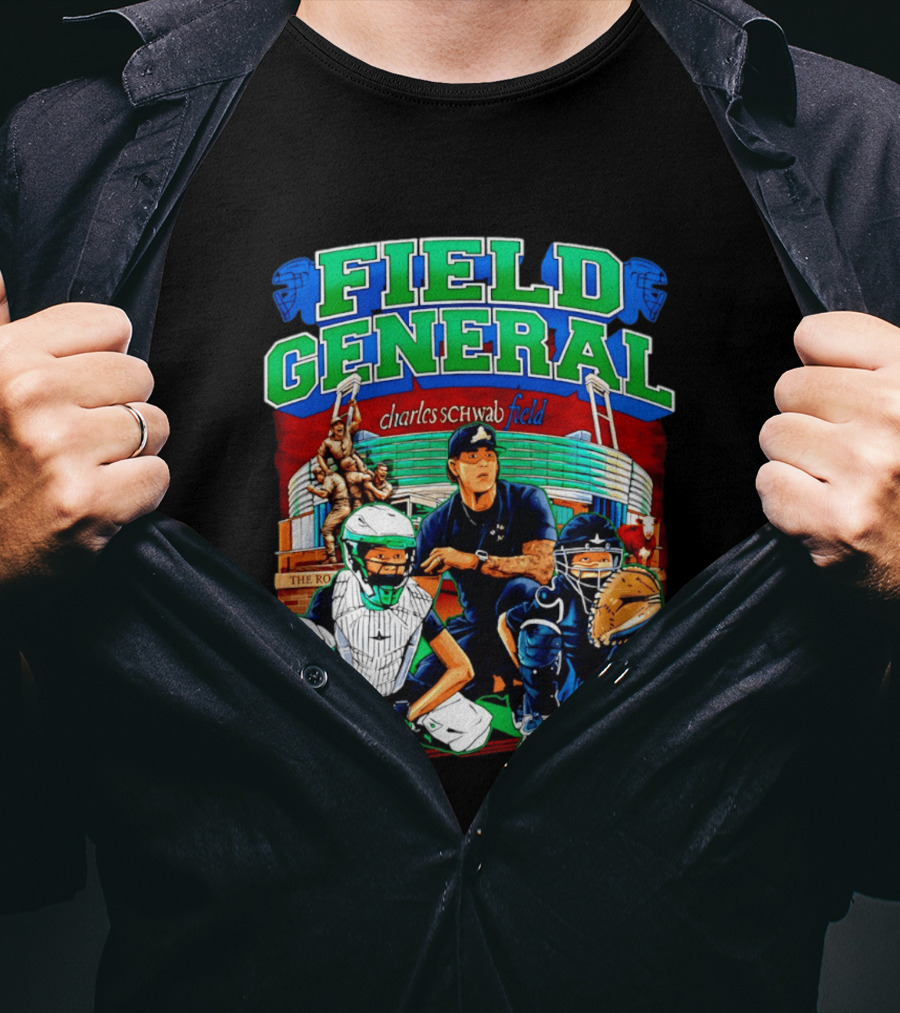 Field General Charles Schwab Field Baseball Player 0002 T-Shirt