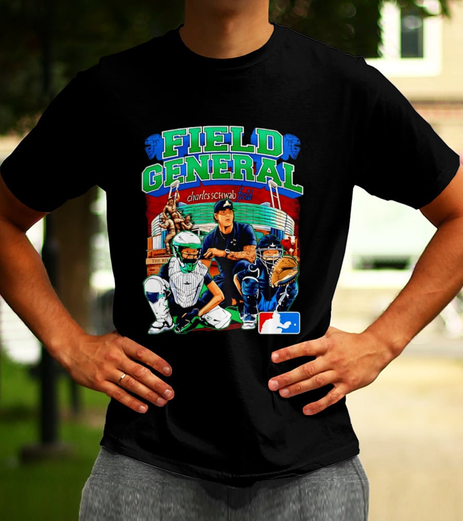 Field General Charles Schwab Field Baseball Player 0002 T-Shirt