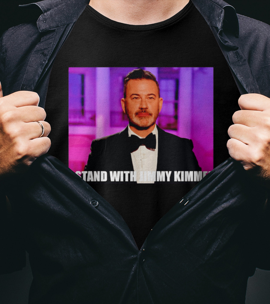 I Stand With Jimmy Kimmel Against Melania Trump T-Shirt