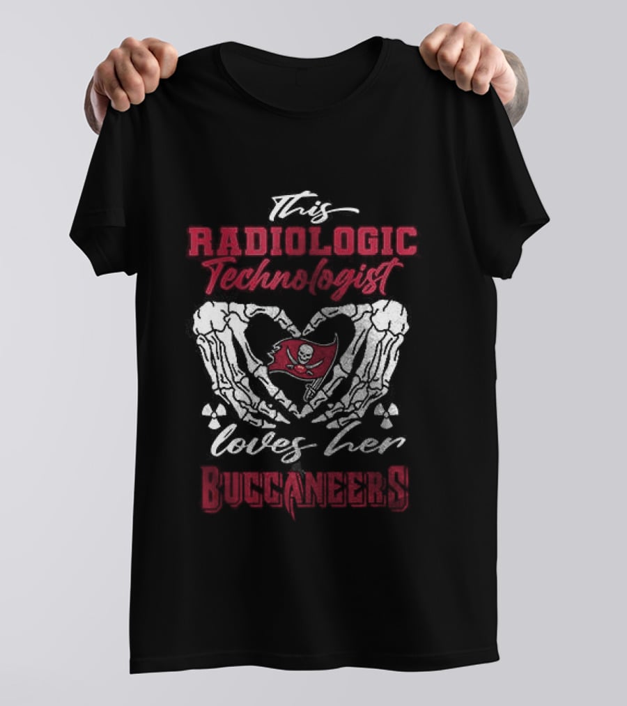 Tampa Bay Buccaneers Radiologic Technologist Loves Her Skeleton T-Shirt