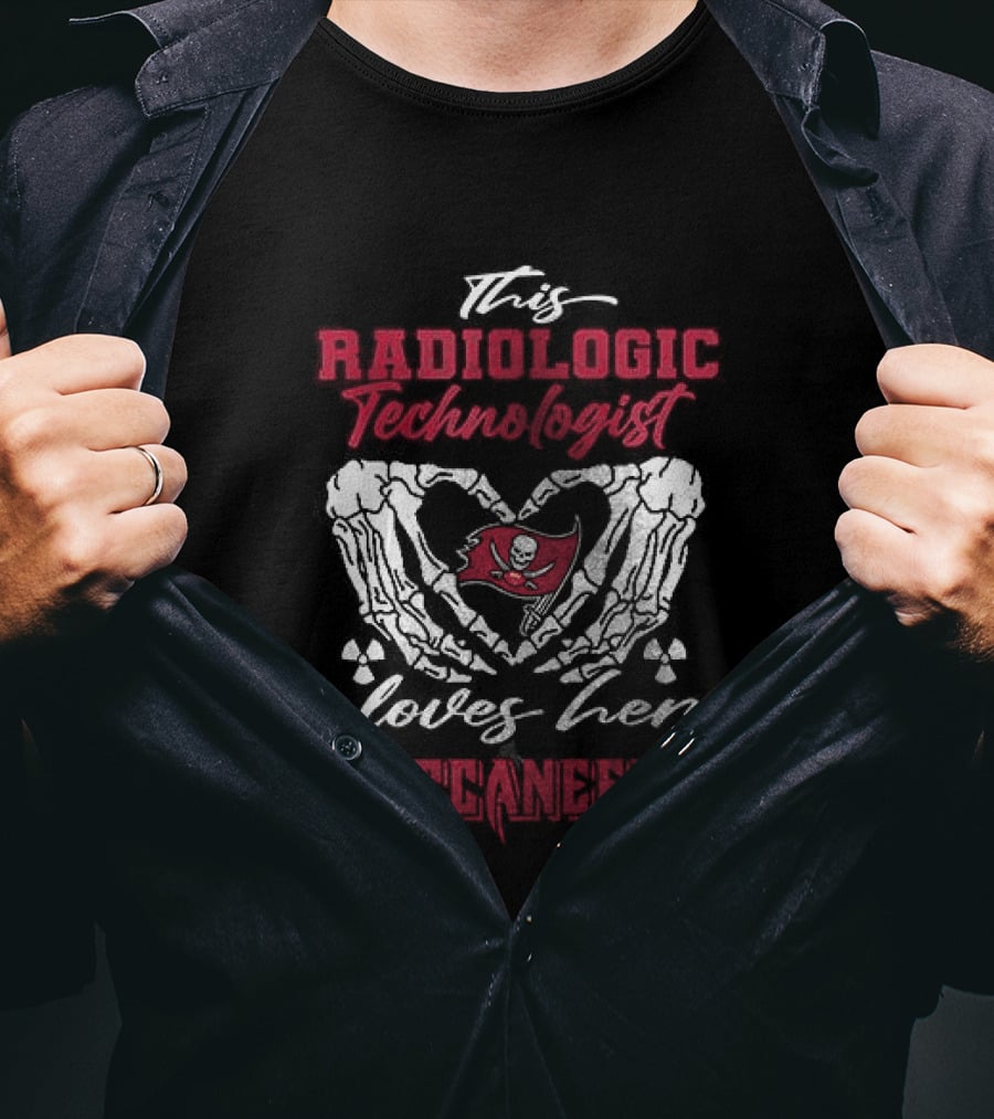 Tampa Bay Buccaneers Radiologic Technologist Loves Her Skeleton T-Shirt