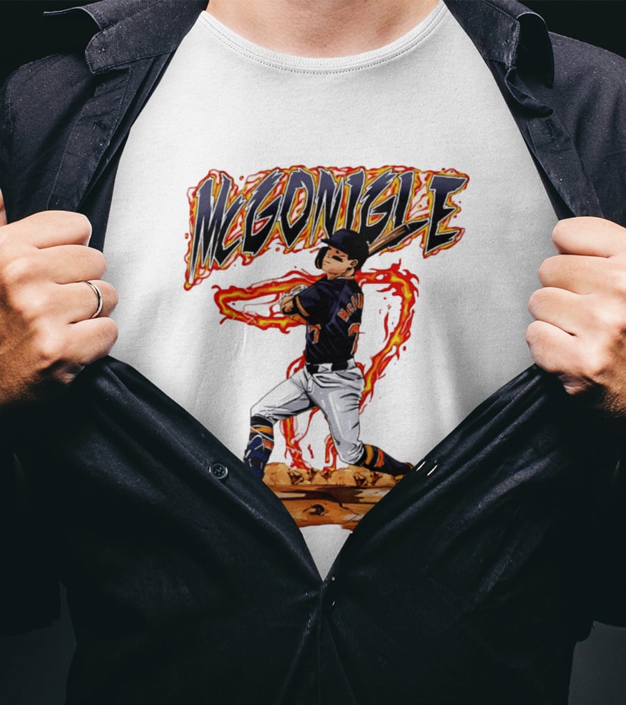 Kevin McGonigle Detroit Tigers 2026 Baseball Manga T-Shirt