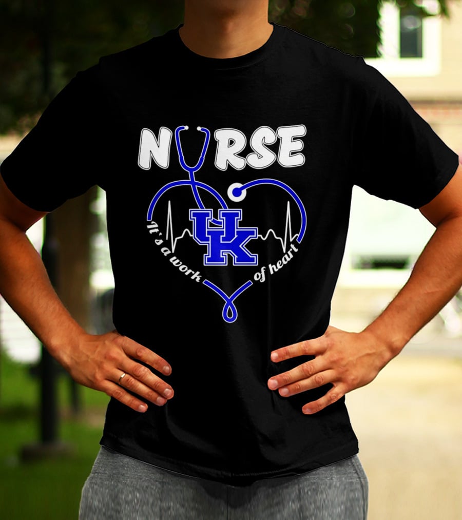 Nurse Kentucky Wildcats It's A Work Of Heart 2026 T-Shirt