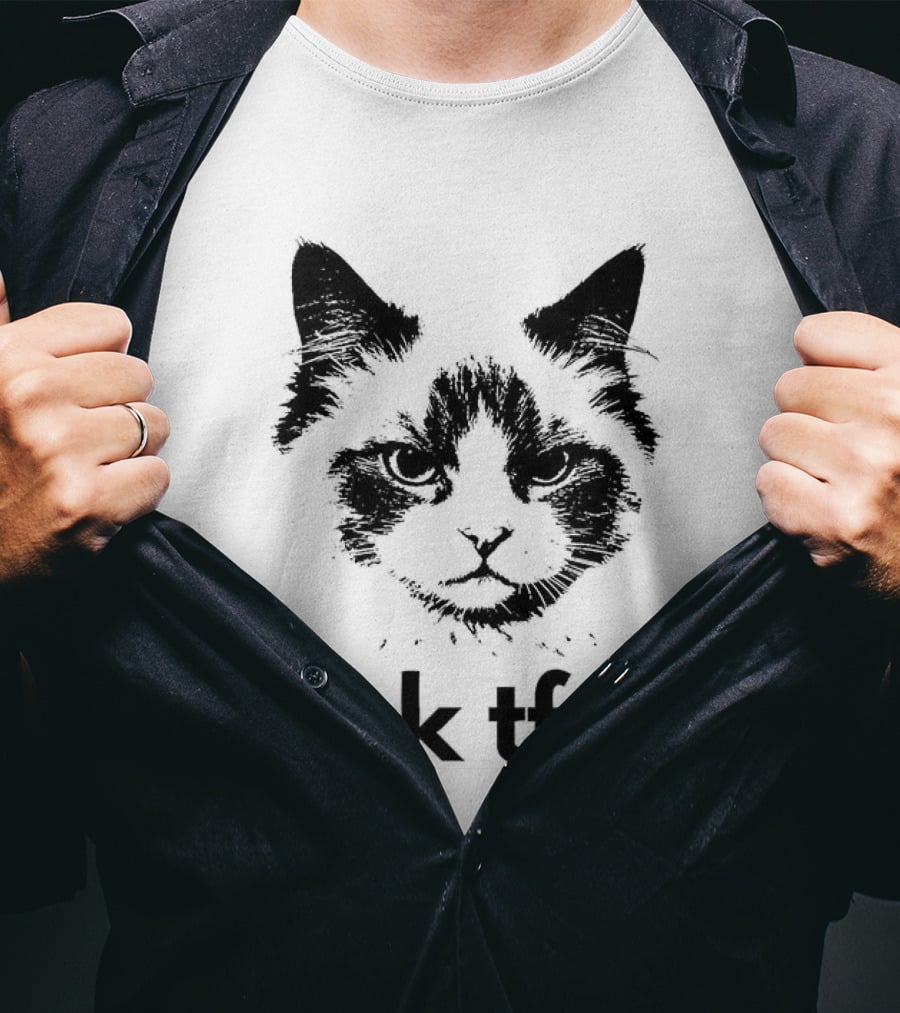 Lock TF In Cat Pet Face T-Shirt