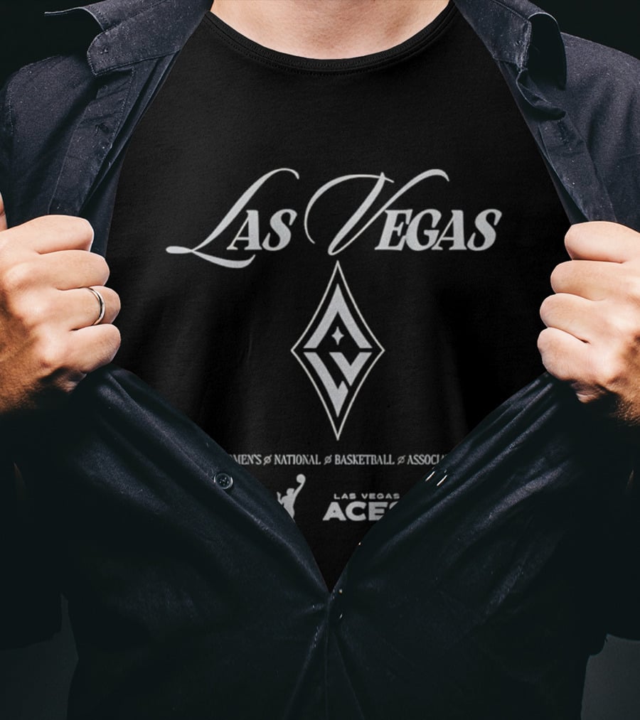 Las Vegas Aces Women's National Basketball Association 2026 WNBA Branding T-Shirt