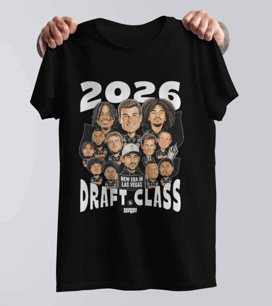 2026 New Era In Las Vegas Draft Class Team Players T-Shirt