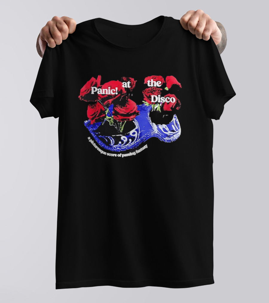 Panic At The Disco Rose Mask Passing Fantasy T-Shirt