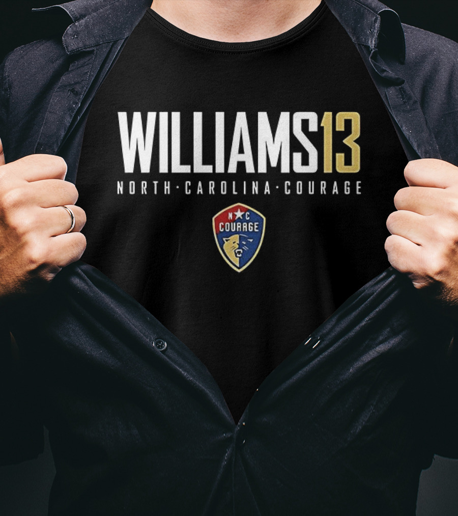 WILLIAMS 13 North Carolina Courage NC T-Shirt