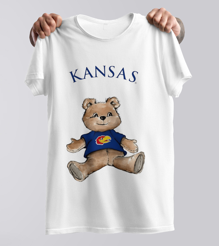 Kansas Jayhawks Teddy Bear KU Jayhawk T-Shirt