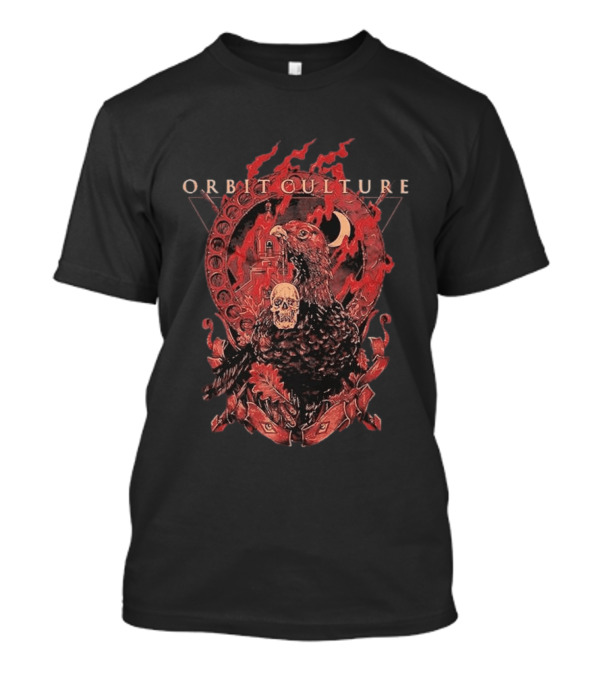 Orbit Culture Limited The Might Red Bird Chapter 1 Vintage Gothic Skull T-Shirt