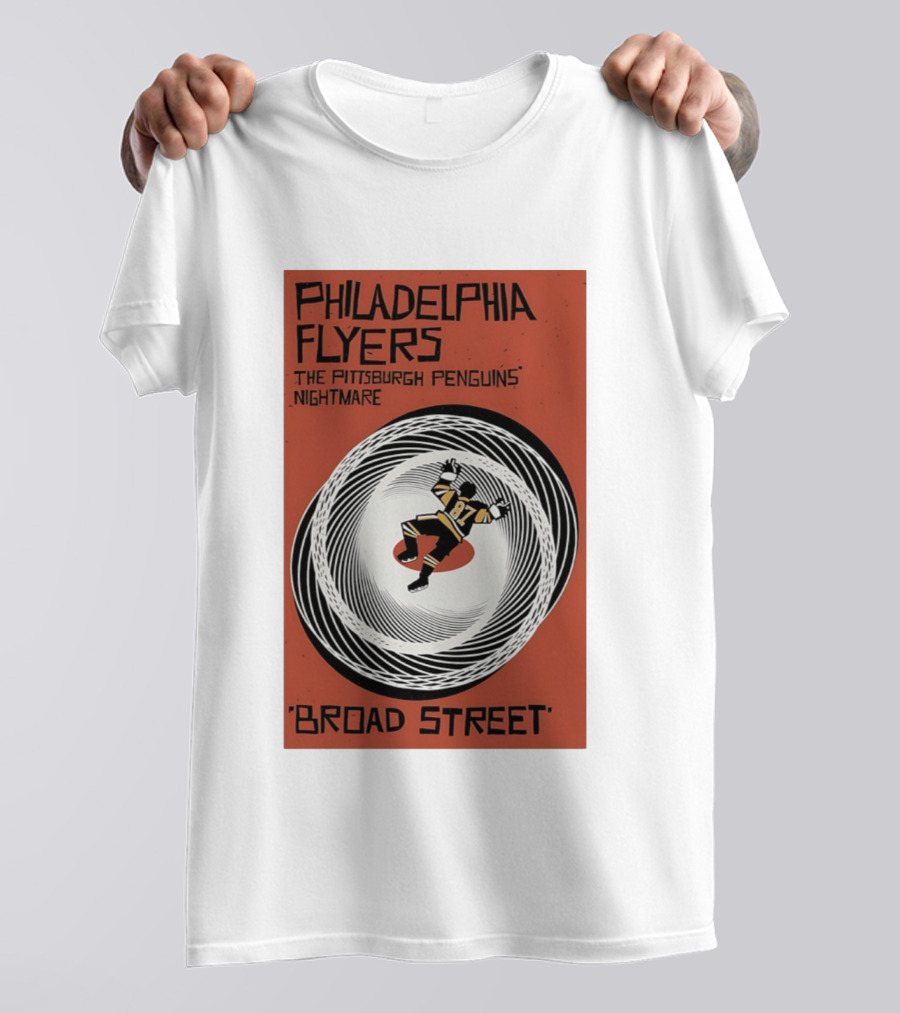 Philadelphia Flyers Broad Street Rivalry The Pittsburgh Penguins Nightmare T-Shirt