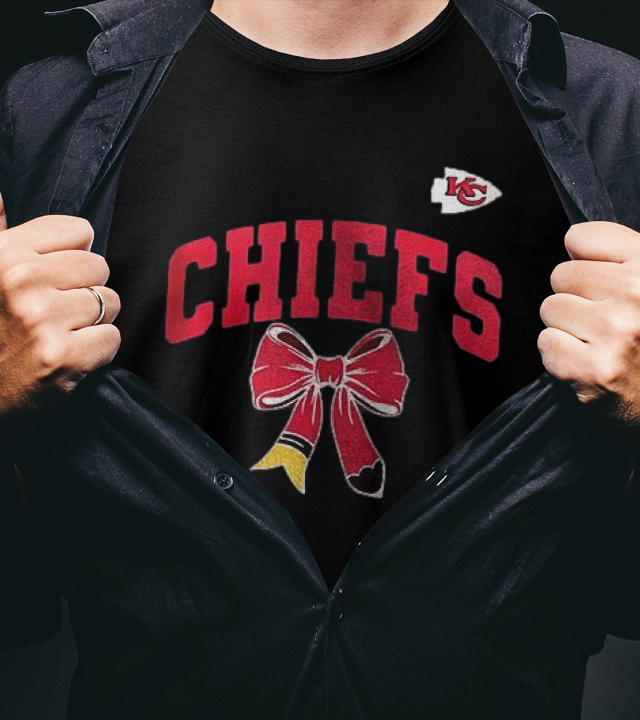 Kansas City Chiefs Retired Teacher Lover Ribbon T-Shirt