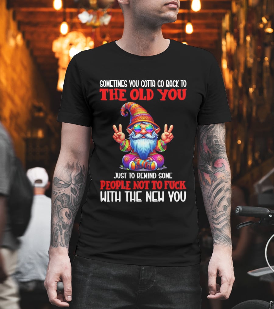 Sometimes You Gotta Go Back To The Old You Just To Remind Some People Not To Fuck With The New You T-Shirt