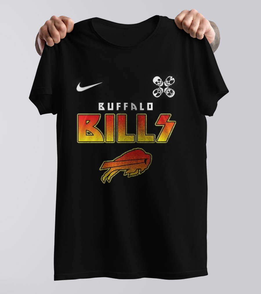 Buffalo Bills Rock And Roll All Nite Abbey Road T-Shirt