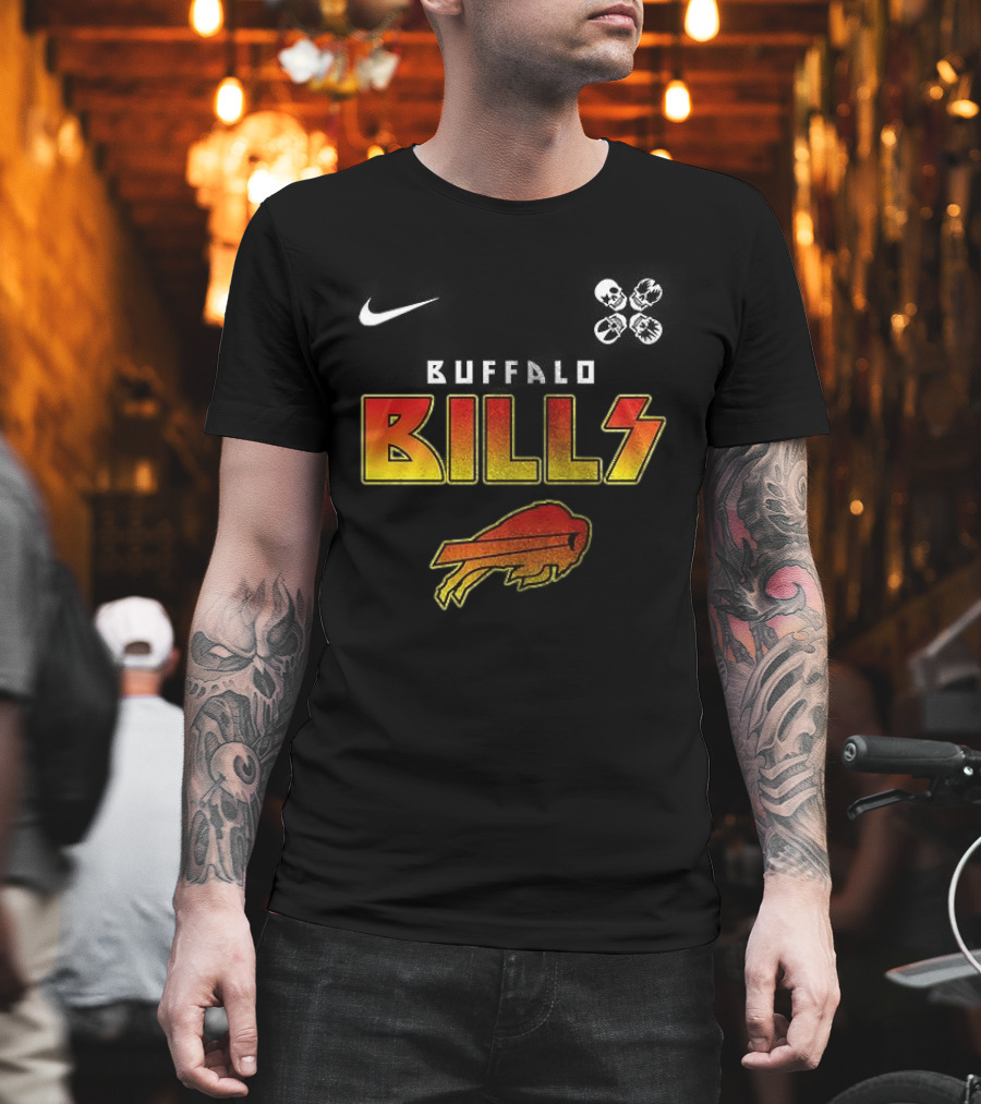 Buffalo Bills Rock And Roll All Nite Abbey Road T-Shirt