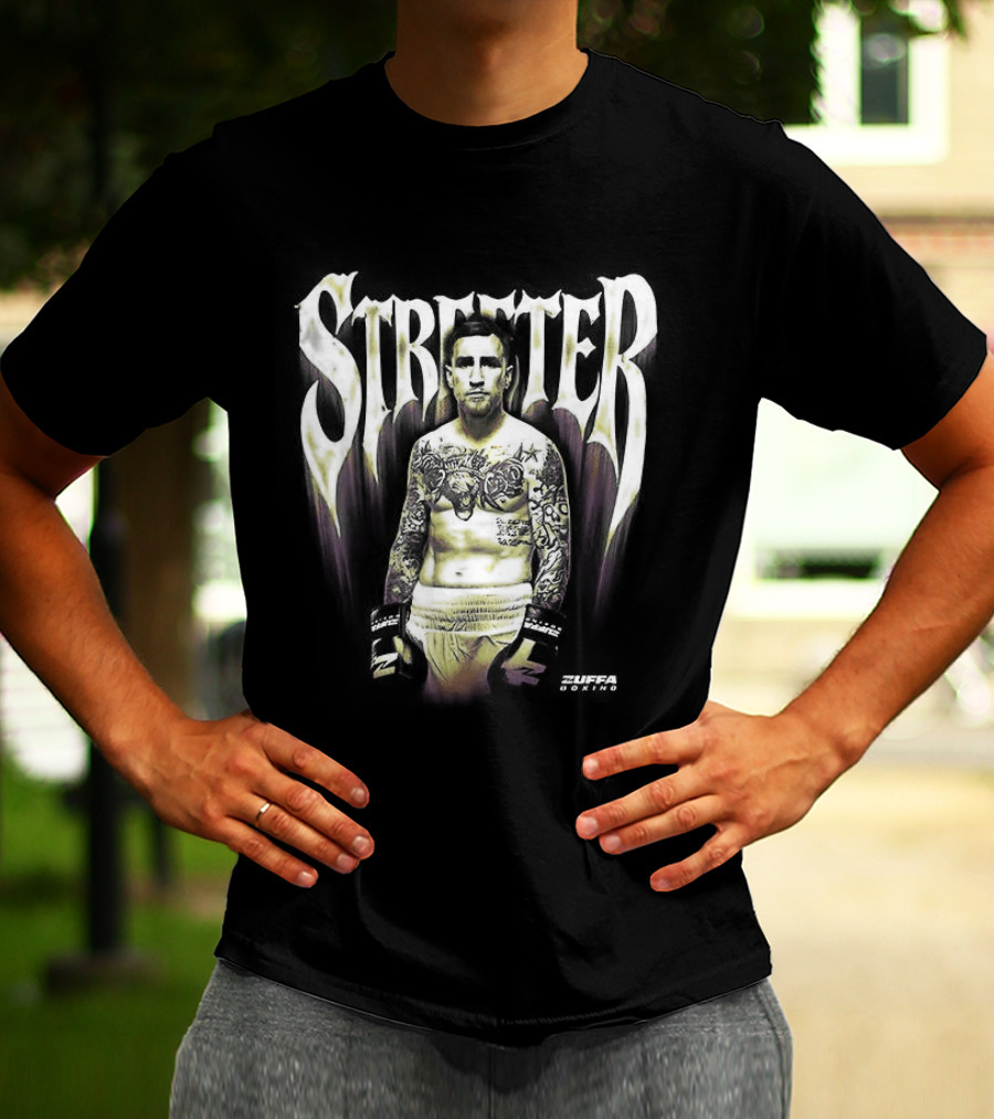 Casey Streeter Zuffa Boxing Fighter Pose Name T-Shirt