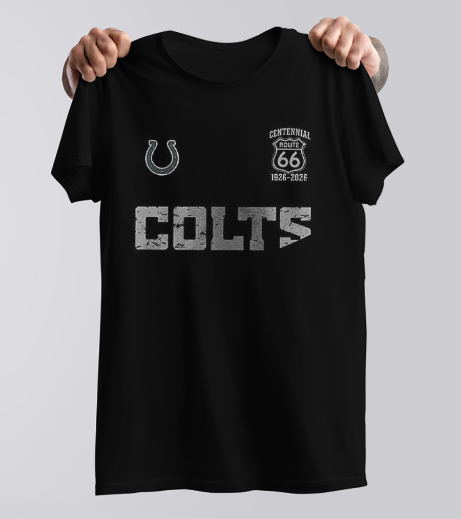 Indianapolis Colts Route 66 Centennial 100th Anniversary T-Shirt