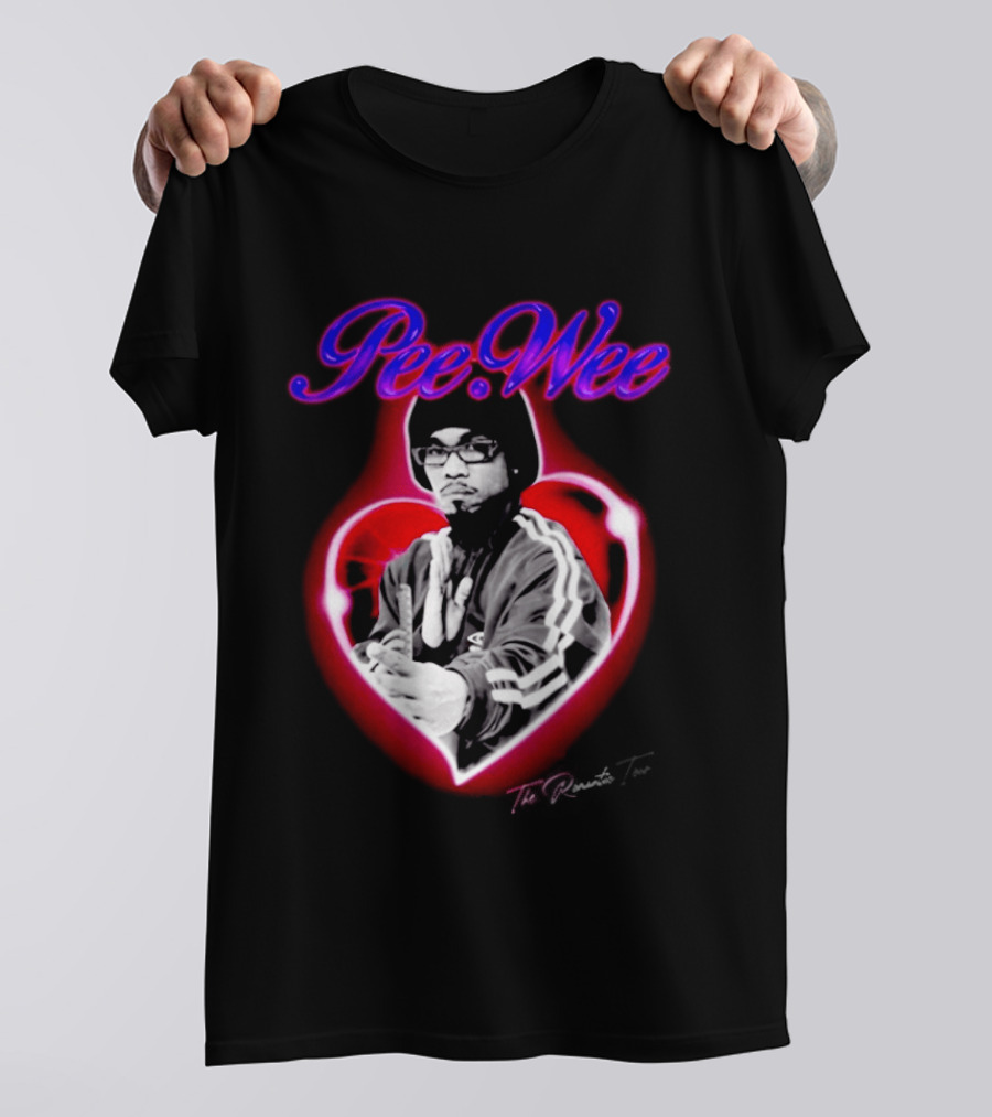 Pee Wee Heart Tour 2026 Anderson Paak Live Performance T-Shirt
