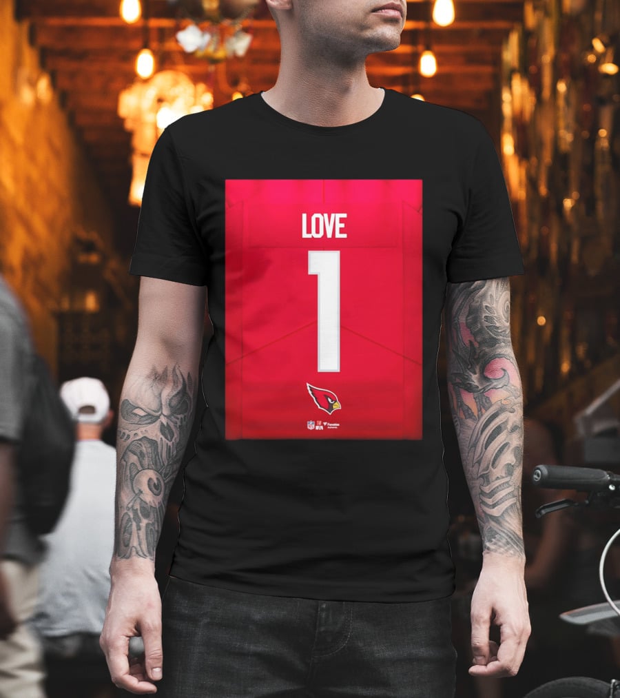 Arizona Cardinals 2026 Draft Love 1 Jersey T-Shirt
