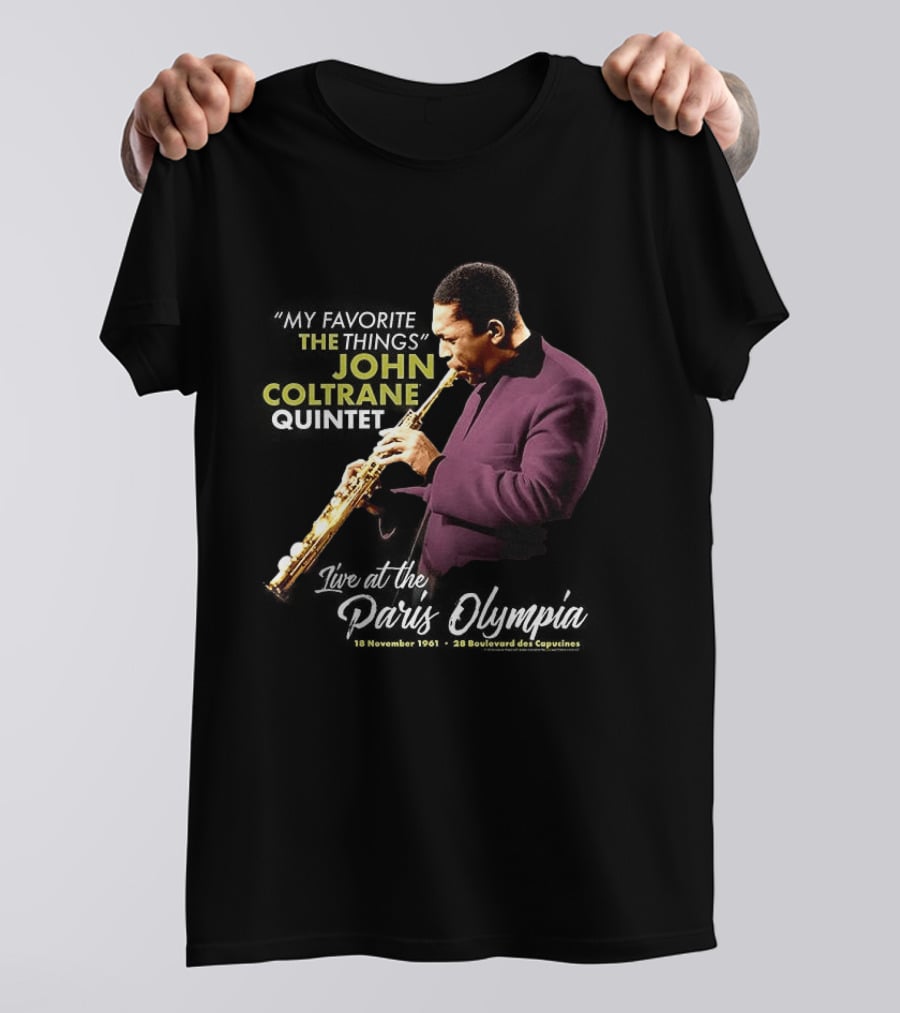 John Coltrane My Favorite Things Quintet Paris Olympia 1961 T-Shirt