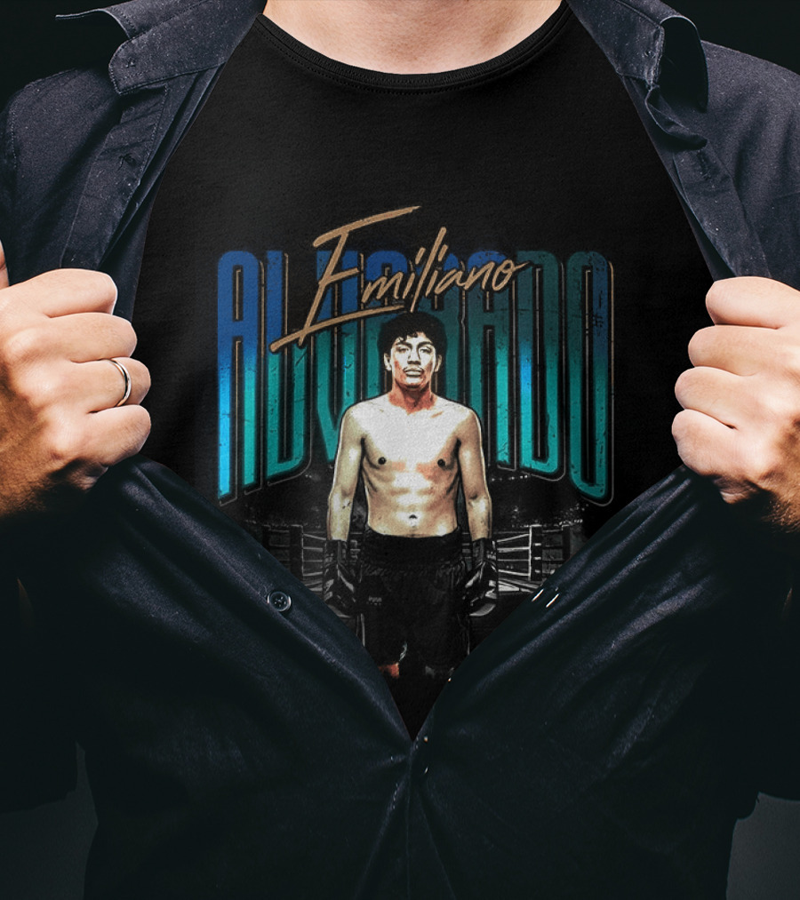 Emiliano Alvarado Zuffa Boxing Fighter Pose Arena Alvarado T-Shirt