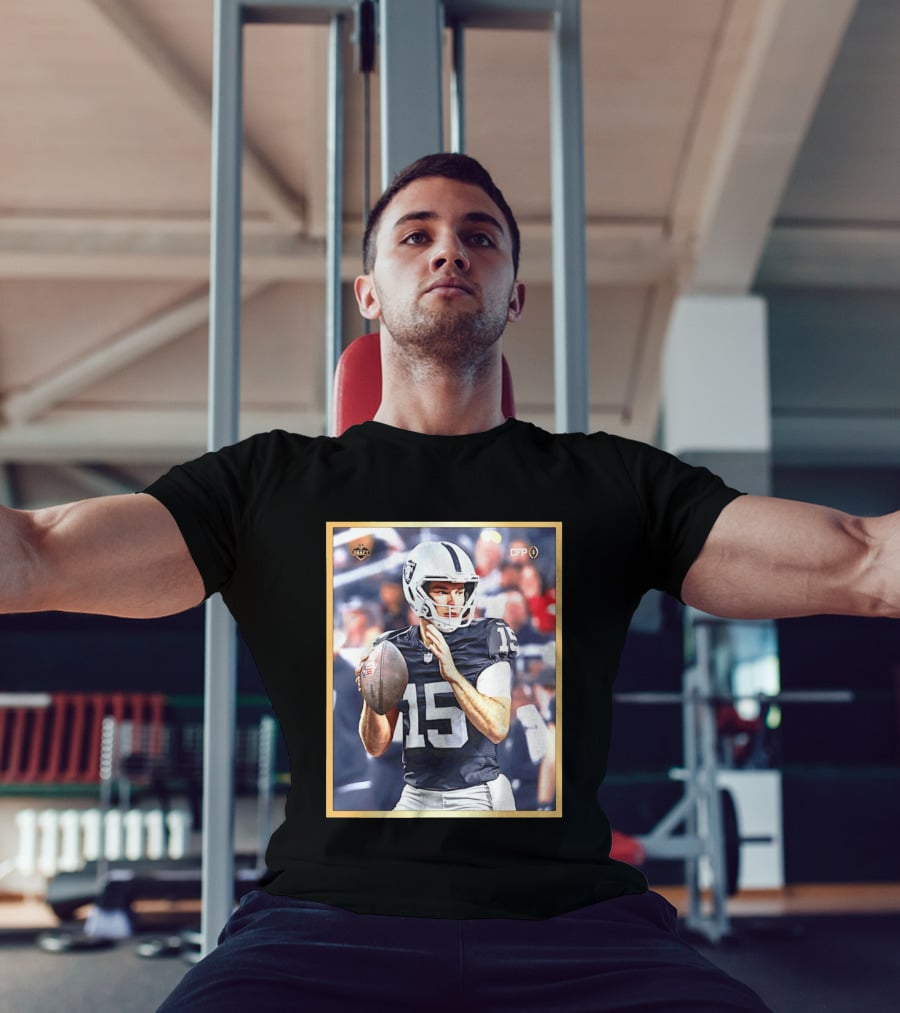 Fernando Mendoza 15 Las Vegas Raiders CFP Draft 2026 T-Shirt