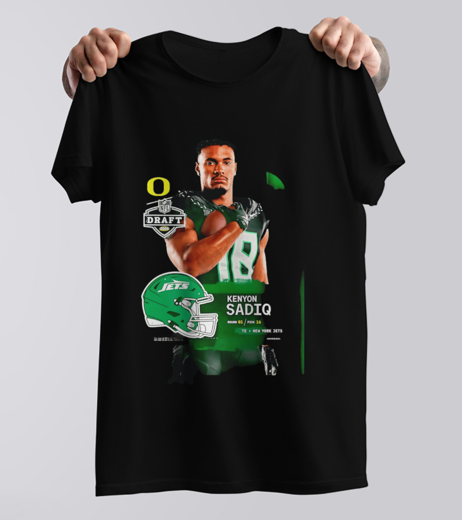 Kenyon Sadiq 2026 NFL Draft Round 1 Pick 16 New York Jets T-Shirt